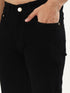 Red Boffin Men’s Straight Fit High Rise Stretchable Black Jeans for Men