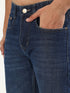Red Boffin Men’s High Rise Non Stretchable Straight Fit Jeans - Dark Blue
