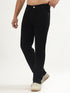 Red Boffin Men’s Relaxed Fit Mid Rise Stretchable Black Jeans for Men