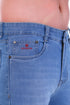 Red Boffin Mens Relaxed Fit Cotton Jeans with Stretch