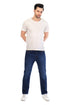 Red Boffin Mens Relaxed Fit Cotton Jeans with Stretch