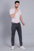 Red Boffin Men's Regular Smart Lycra Fit Grey Jeans