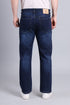 Red Boffin Men's Relaxed Fit Cotton Dark Blue Jeans