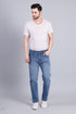 Red Boffin Men's Relaxed Fit Cotton Light Blue Jean