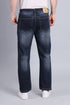Red Boffin Men's Relaxed Fit Dark Blue Jeans