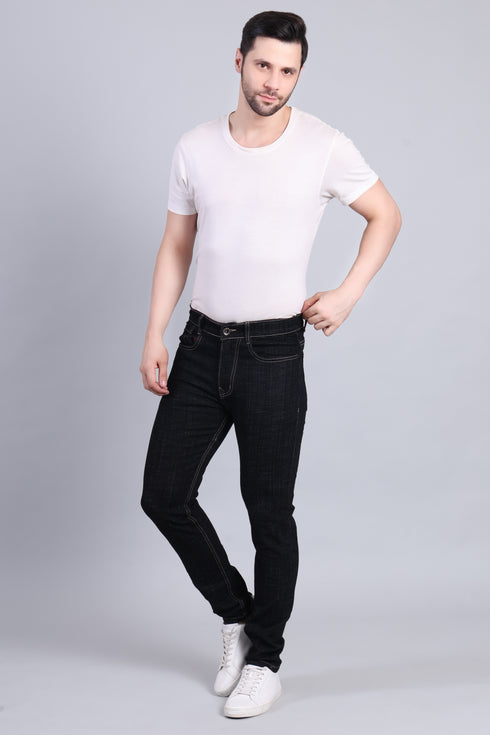 Red Boffin Men's Regular Raw Wash Grey Black Jeans