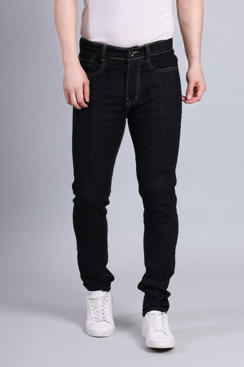 Red Boffin Men's Regular Raw Wash Grey Black Jeans