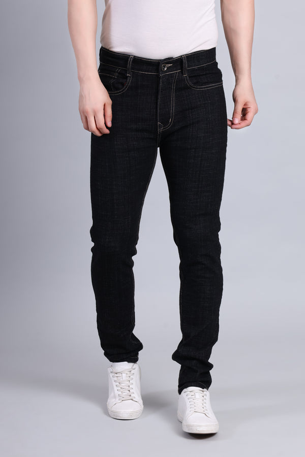 Red Boffin Men's Regular Raw Wash Grey Black Jeans